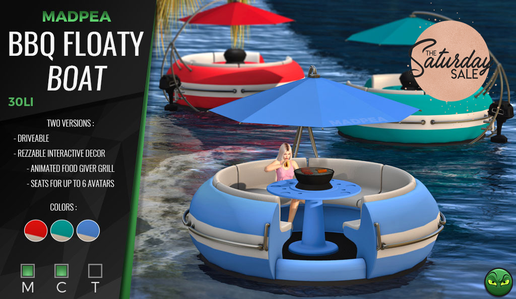 MadPea – BBQ Floaty Boat