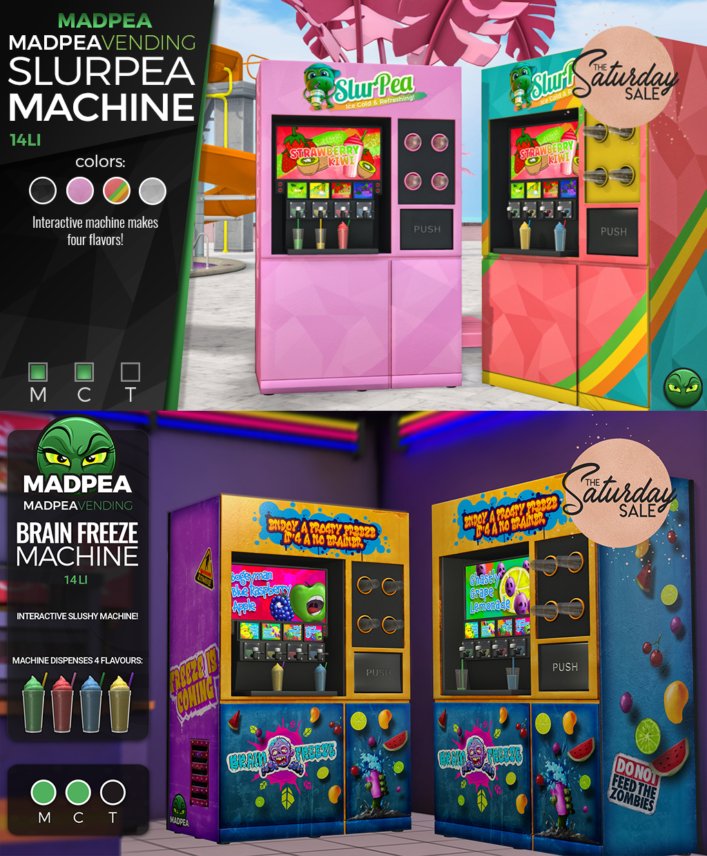 MadPea – Slurpea Machine & Brain Freeze Machine