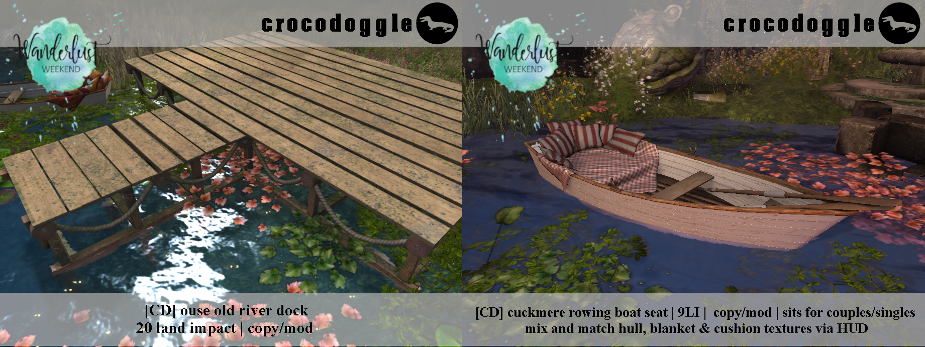 Crocodoggle – Ouse Old River Dock & Cuckmere Rowing Boat Seat