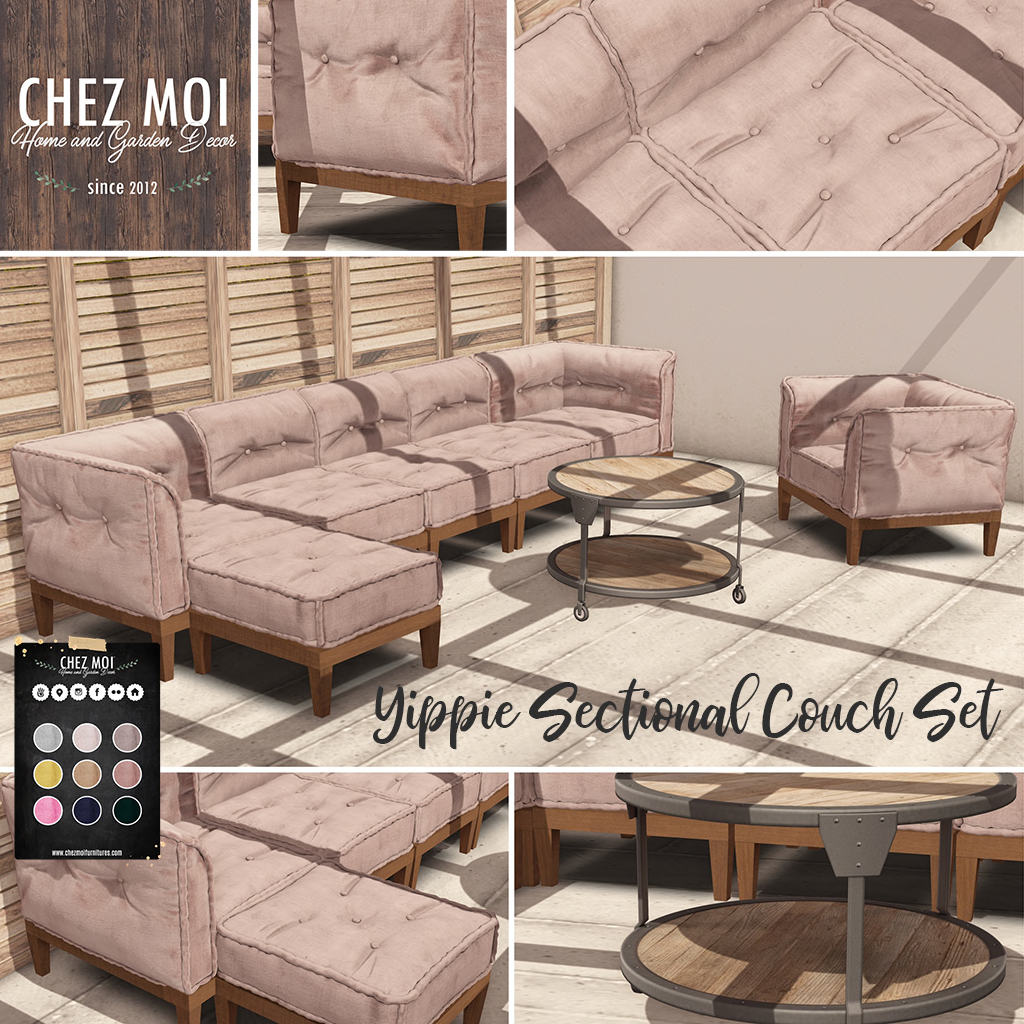 Chez Moi – Yippie Sectional Couch Set