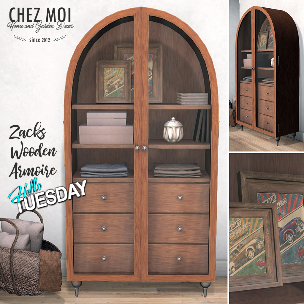 Chez Moi – Zack’s Wooden Armoire