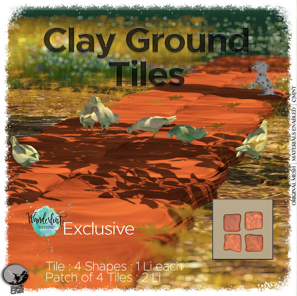 Petit Chat – Clay Ground Tiles