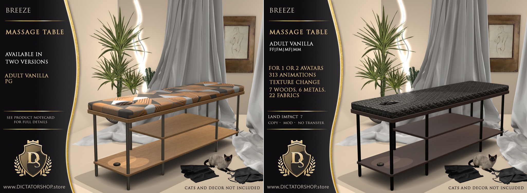 Dictatorshop – Breeze Massage Table