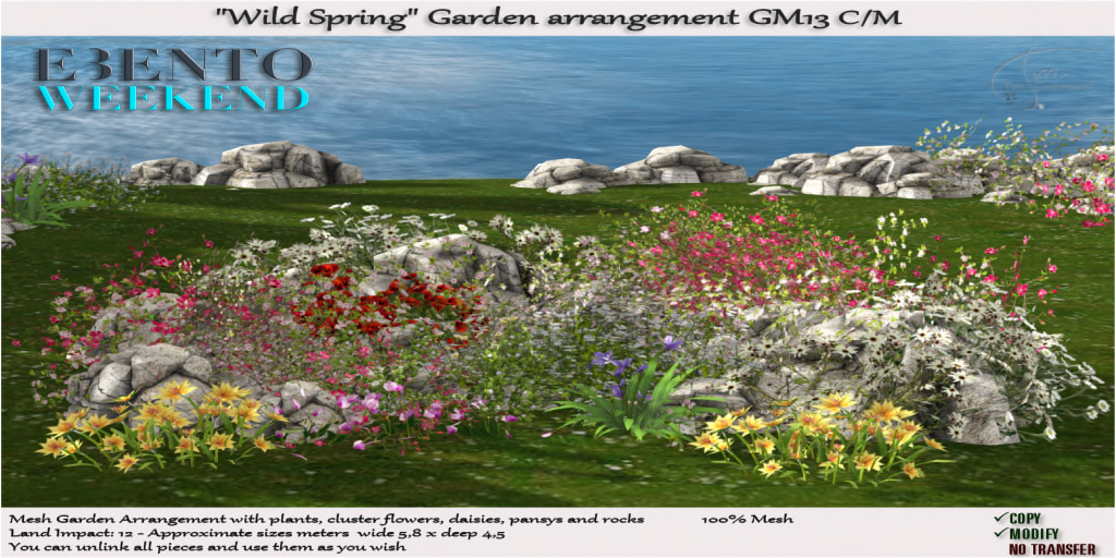 TM Creation – “Wild Spring” Garden arrangement