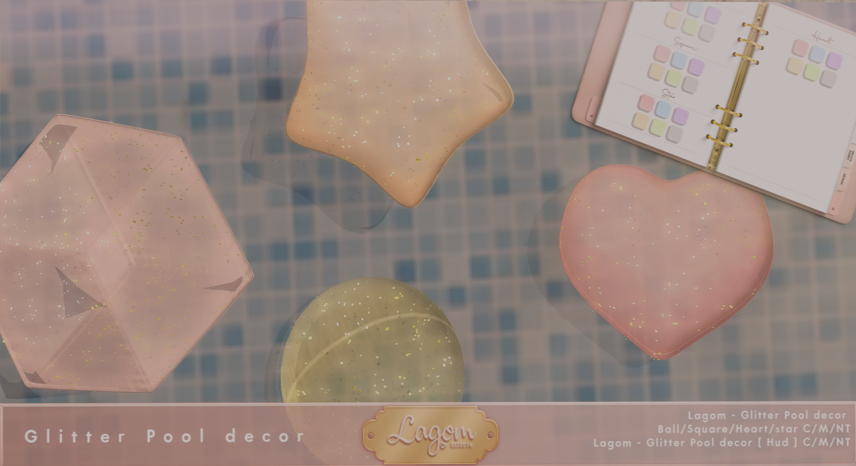 Lagom – Glitter Pool Decor