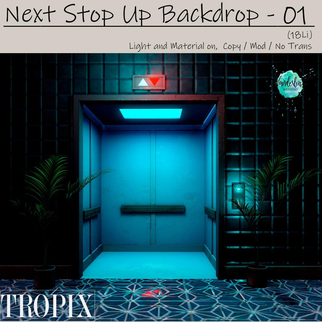 Tropix – Next Stop Up Backdrop