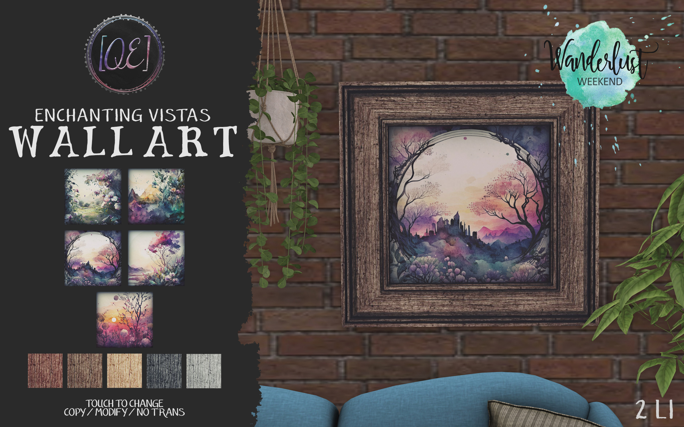 QE Home – Enchanting Vistas Wall Art