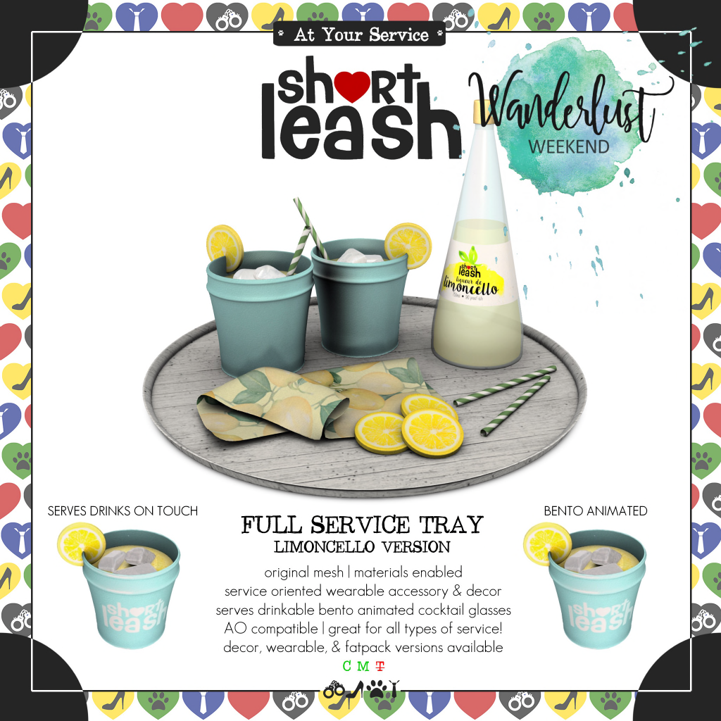 Short Leash – Full Service Tray (Limoncello Version)