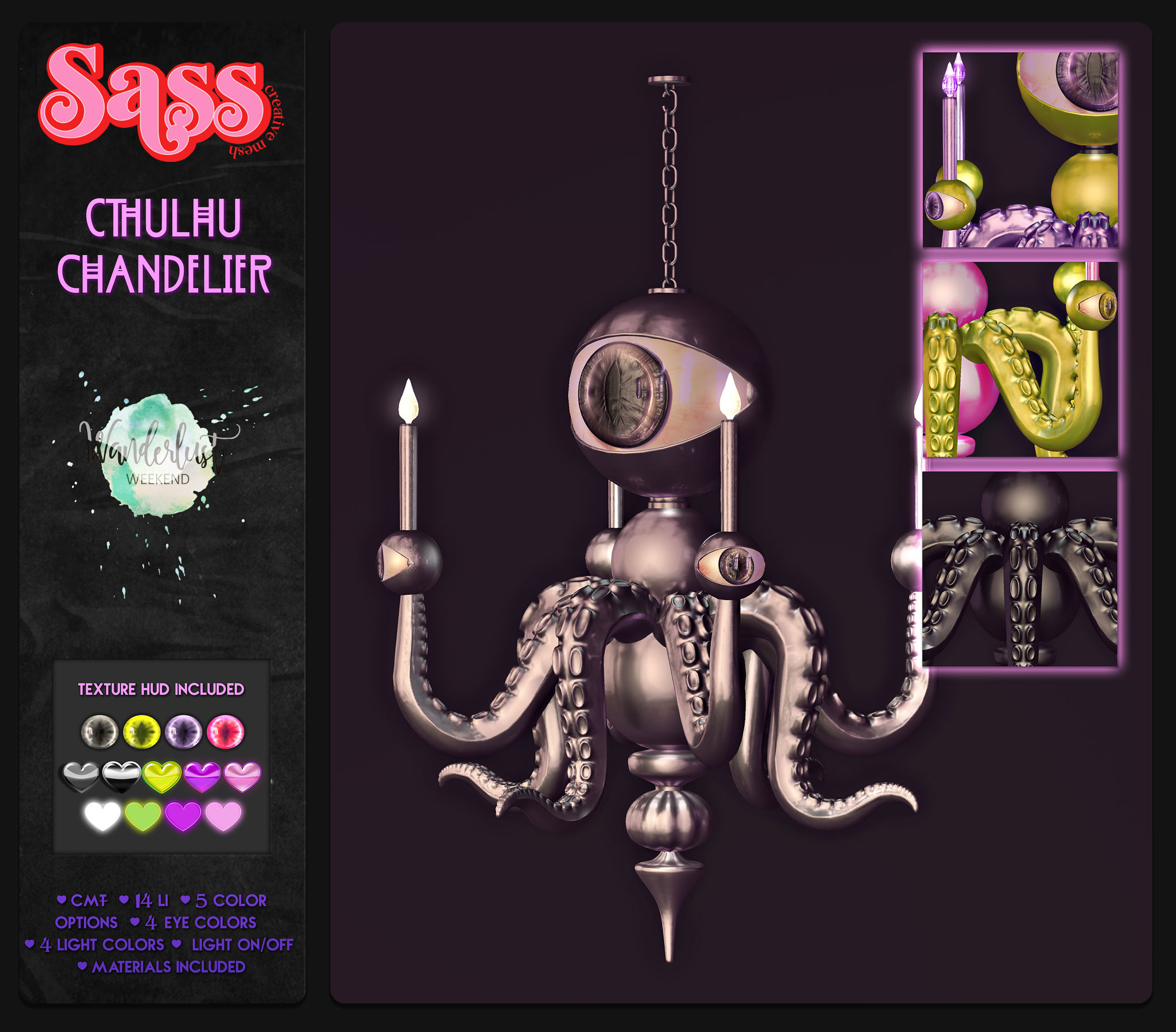 Sass – Cthulhu Chandelier