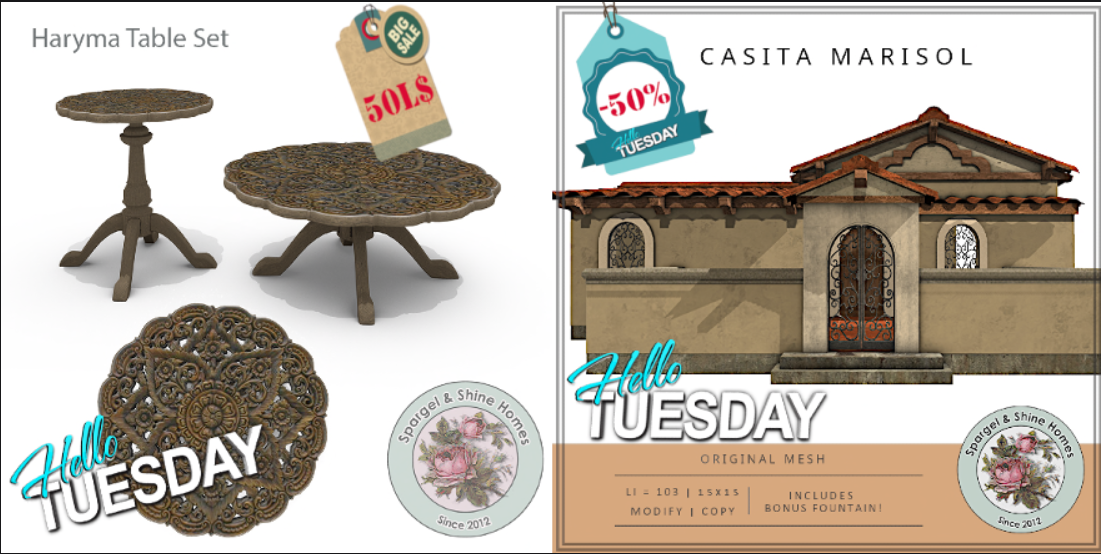 Spargel&Shine – Haryma Table Set & Casita Marisol