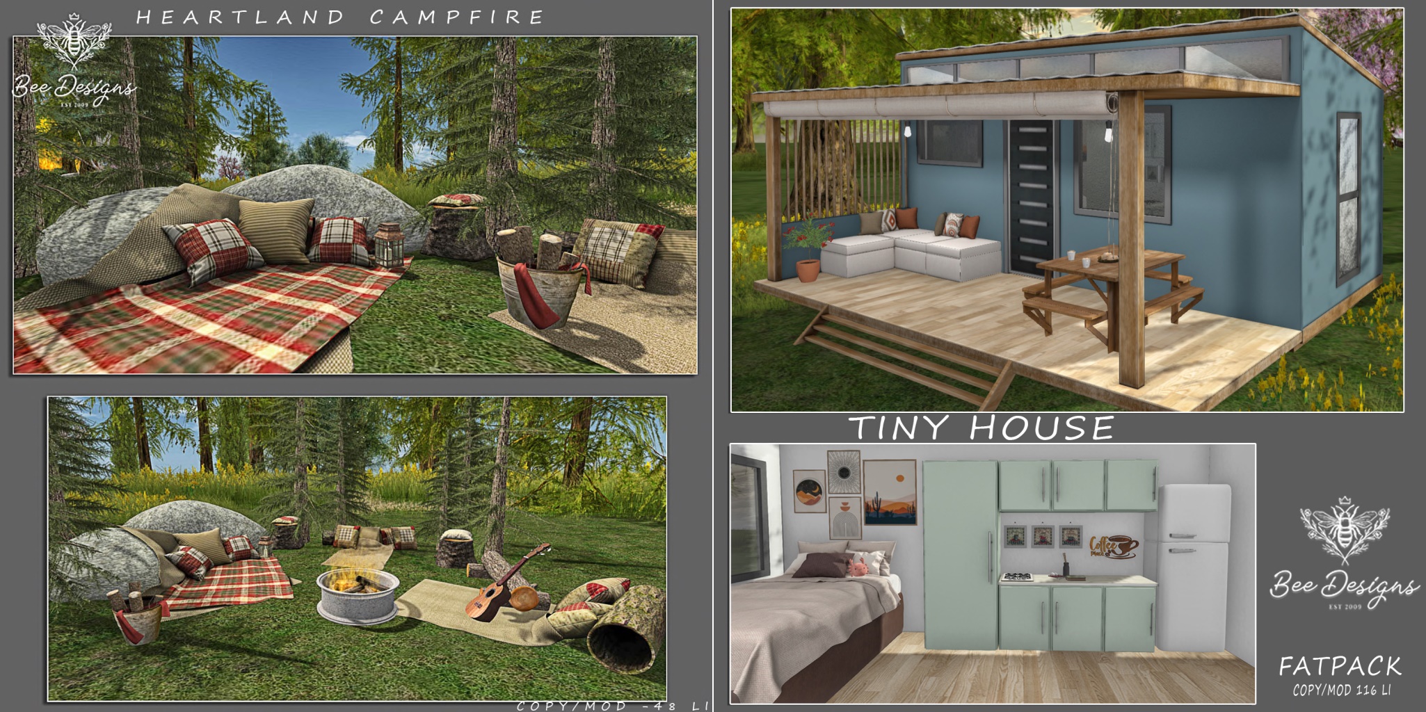 Bee Designs – Heartland Campfire & Tiny House