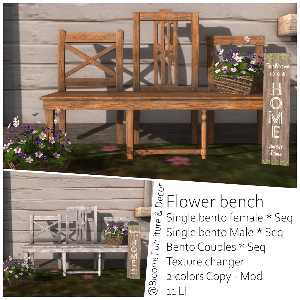 Bloom –  Flower bench
