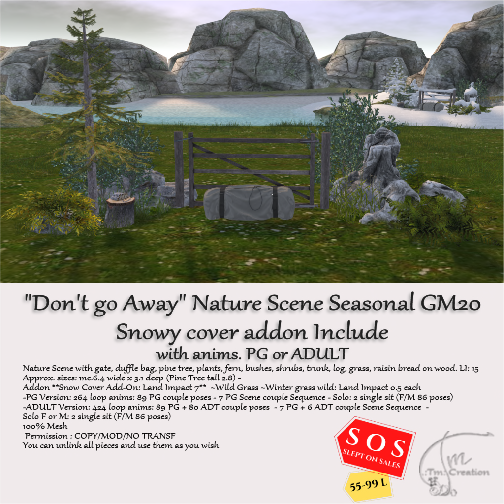 TM Creation – “Don’t go Away” Nature Scene Seasonal