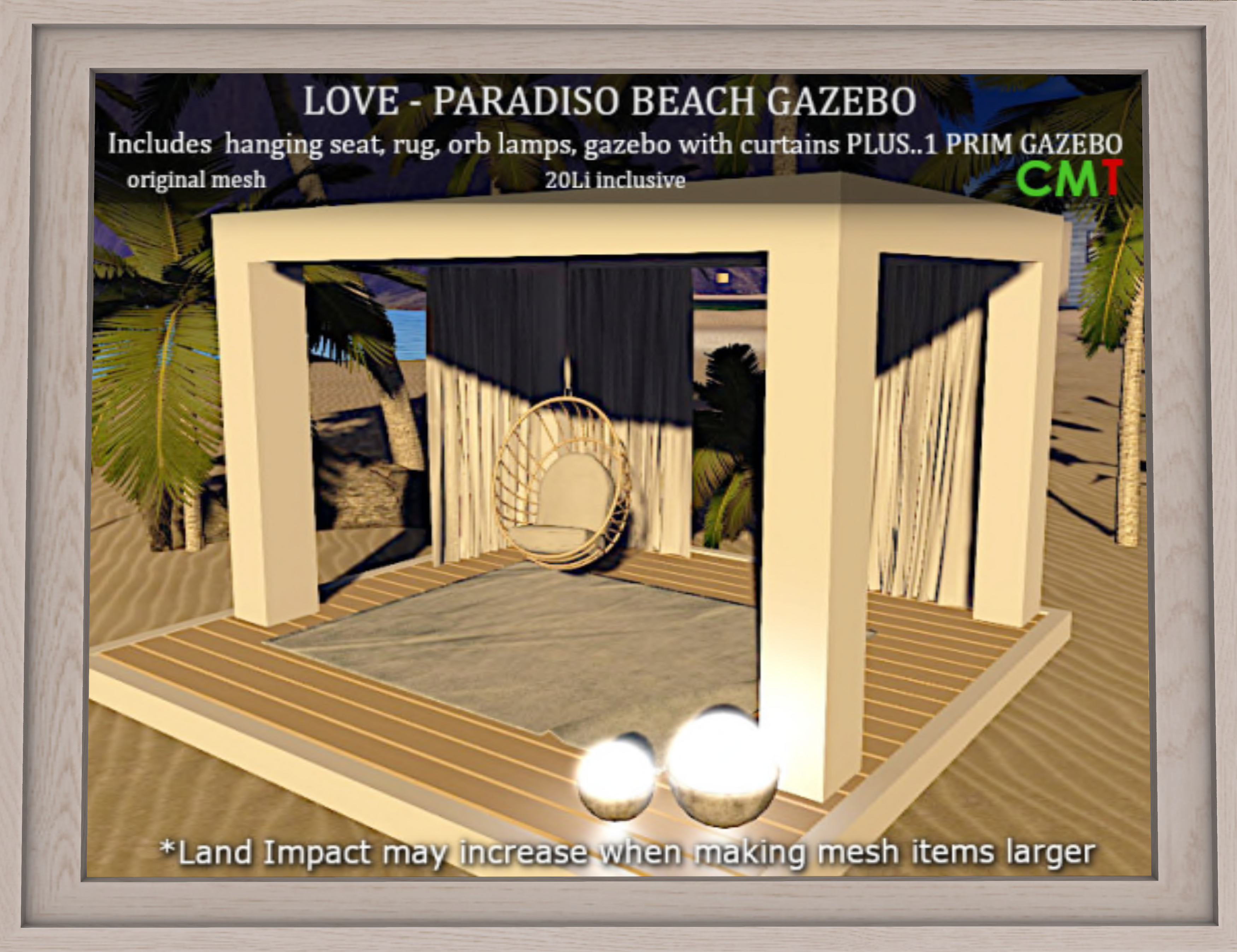 Love Superstore – Paradiso Beach Gazebo