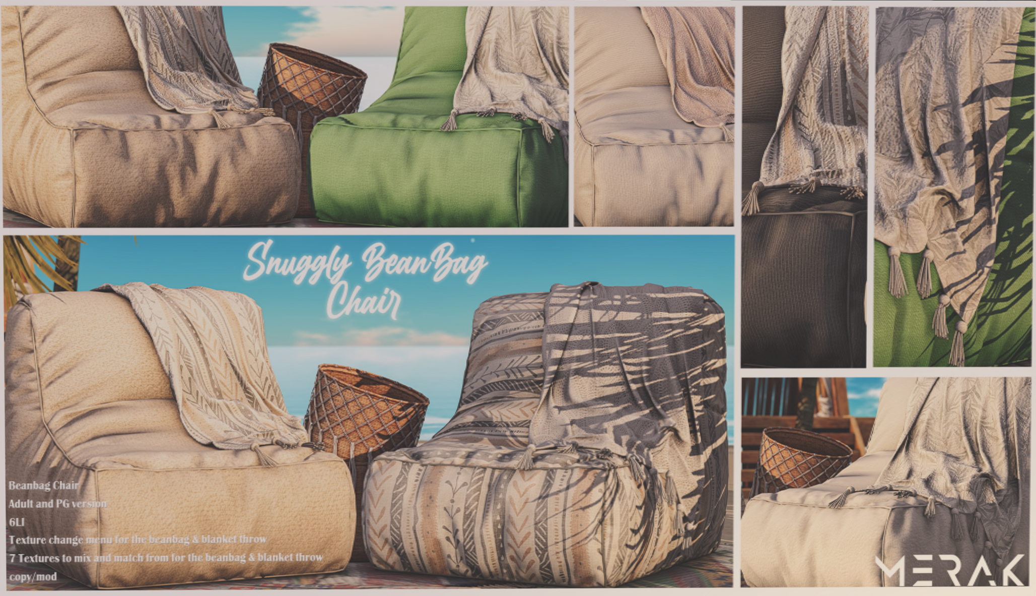 Merak – Snuggle Bean Bag Chair