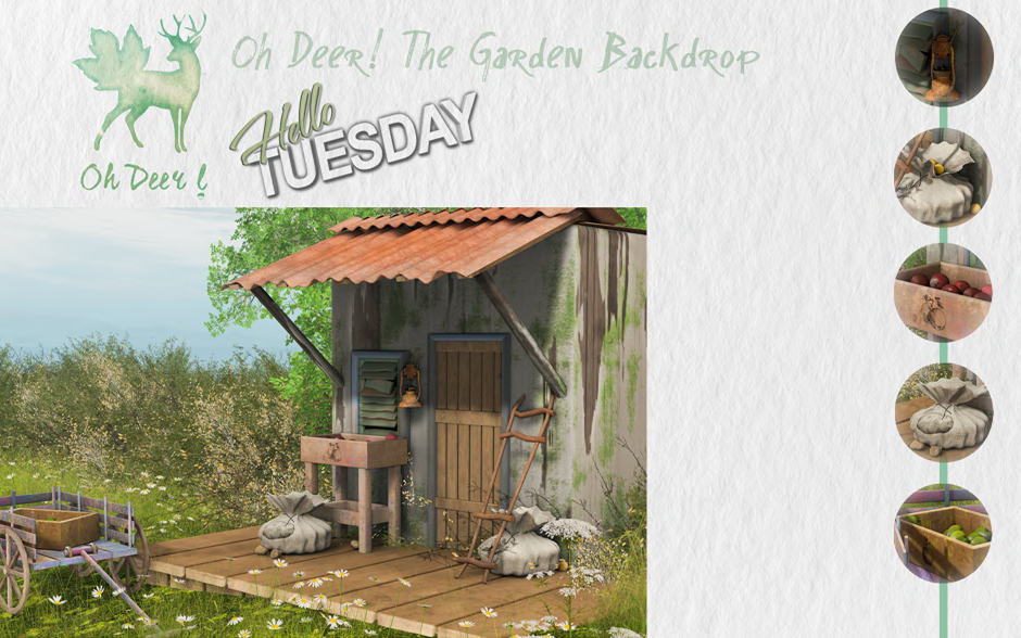 Oh Deer – The Garden Backdrop
