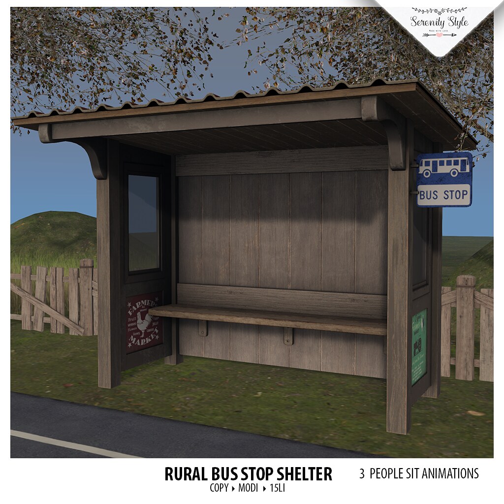 Serenity Style – Rural Bus Stop Shelter