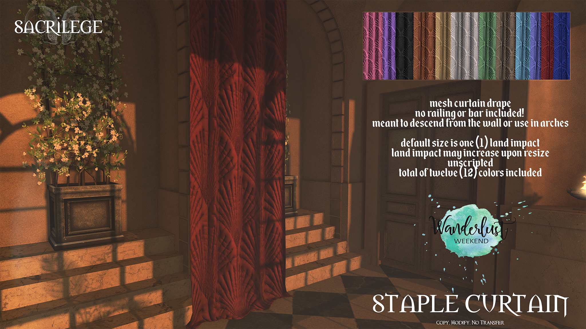 Sacrilege – Staple Curtain