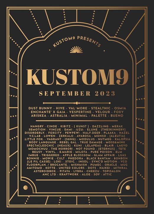 Kustom9 – September 2023