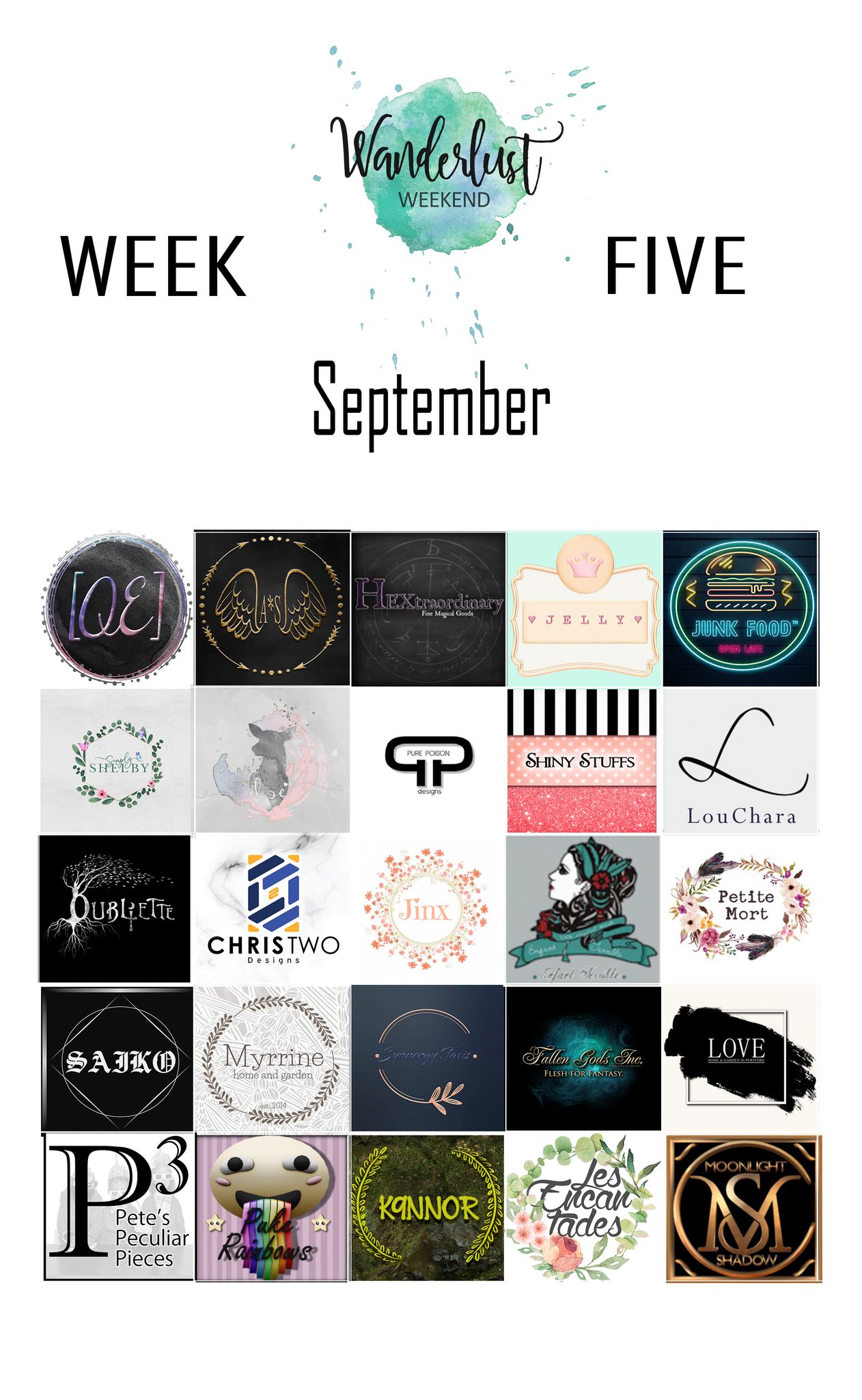 Wanderlust Weekend – September 30/October 1