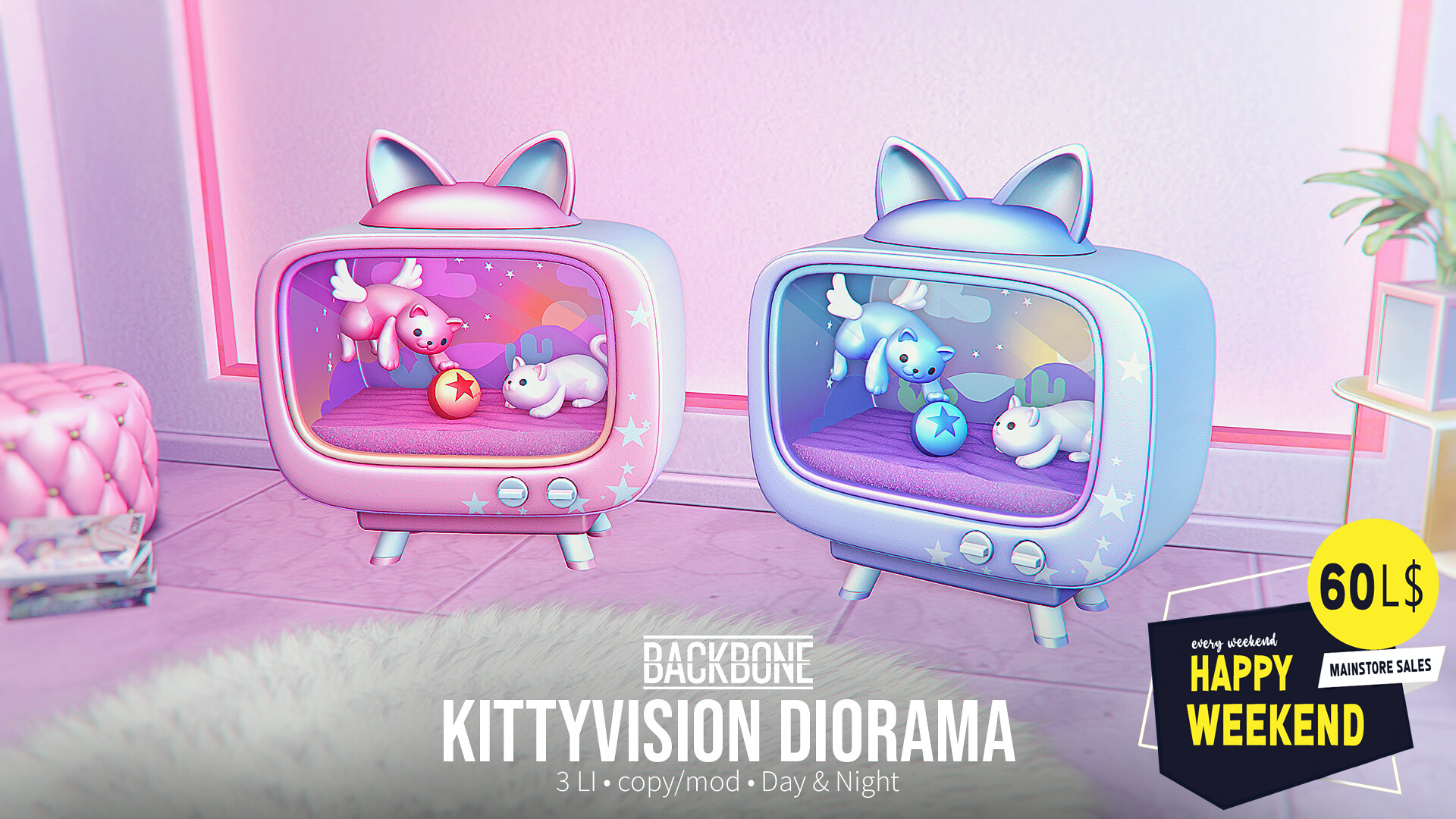 BackBone – Kittyvision Diorama
