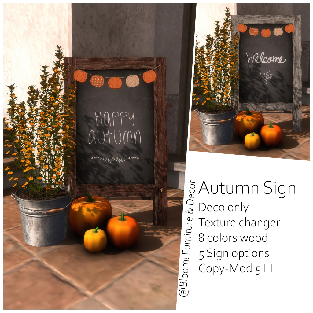 Bloom –  Autumn Sign