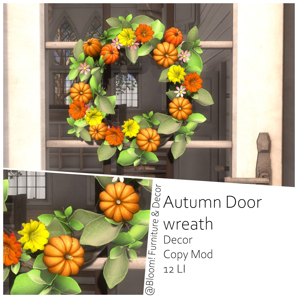 Bloom –Autumn Door wreath