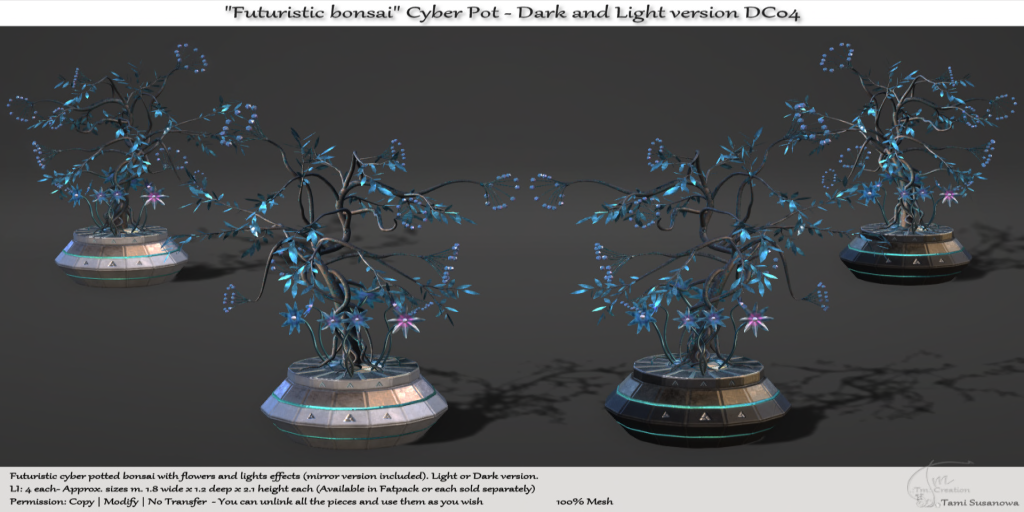 TM Creation – “Futuristic bonsai” Cyber Pot