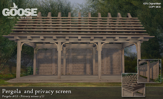 Goose – Pergola and Privacy Screen