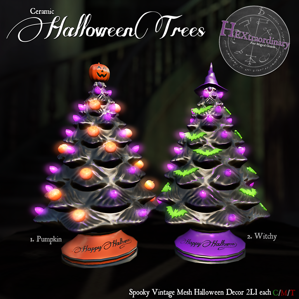 HEXtraordinary – Ceramic Halloween Trees