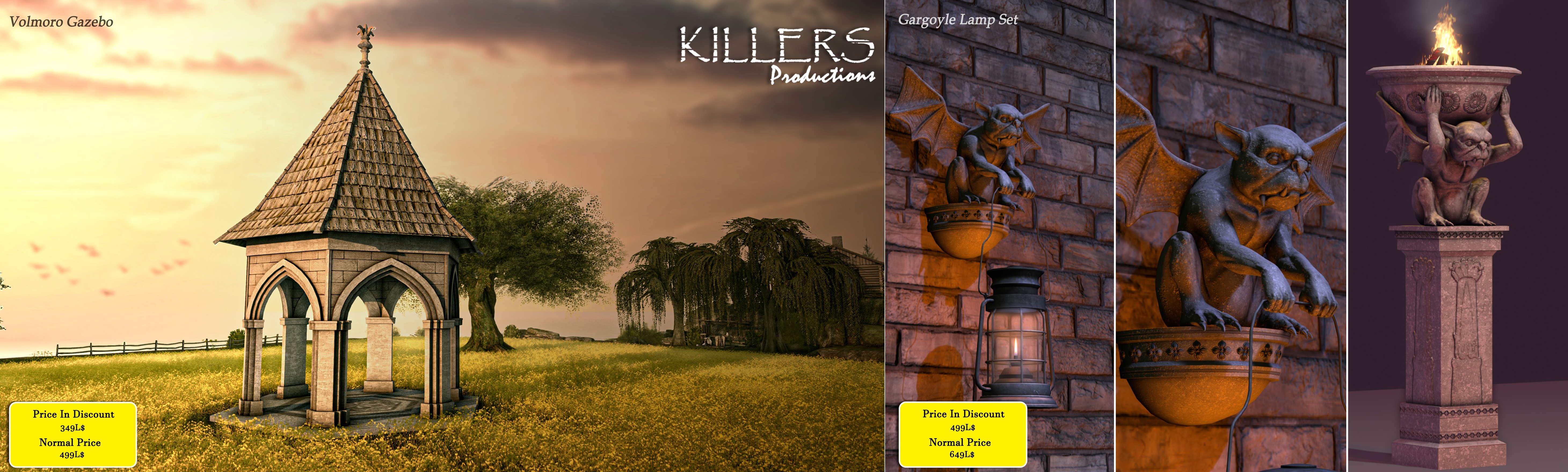 Killers Productions – Volmoro Gazebo & Gargoyles