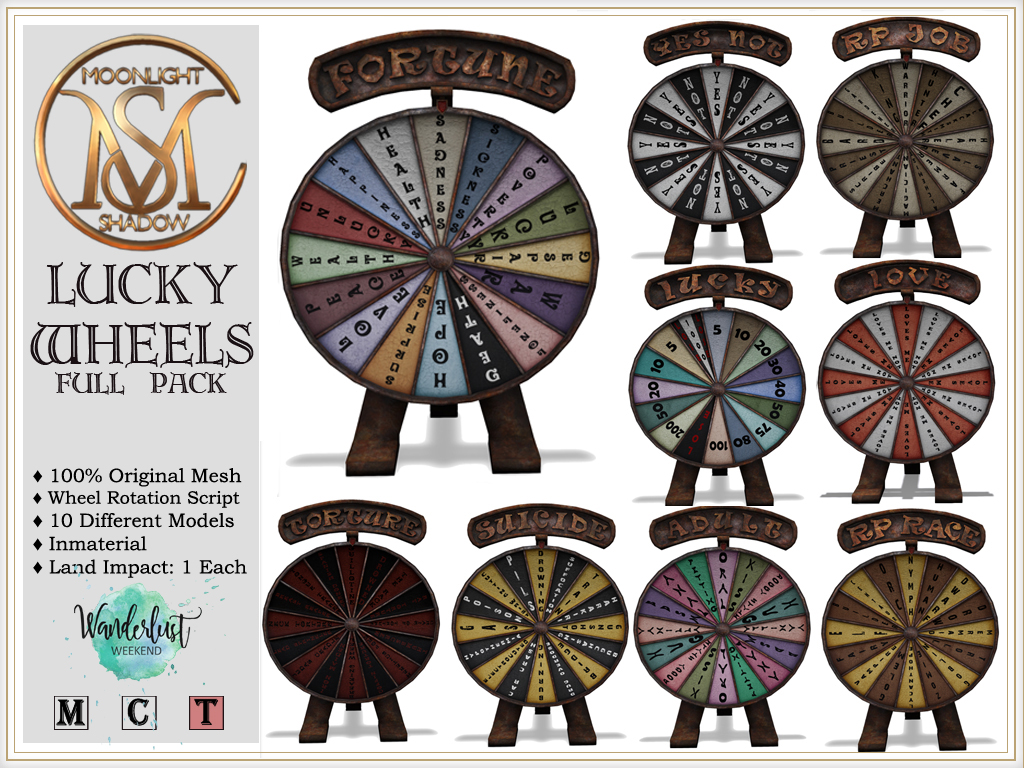 Moonlight Shadow – Lucky Wheels