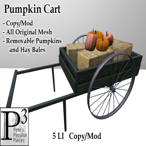 Pete’s Peculiar Pieces – Pumpkin Cart