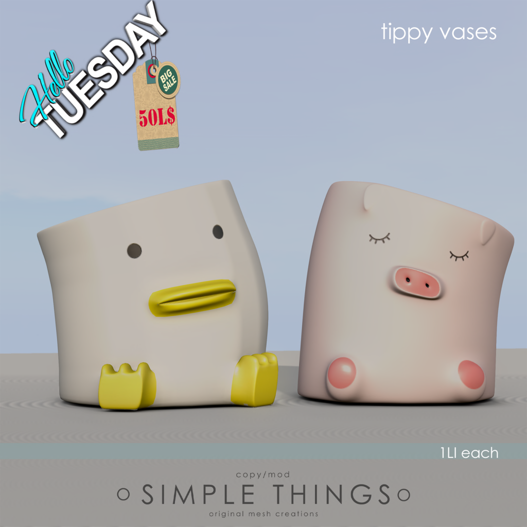 Simple Things – Tippy Vases