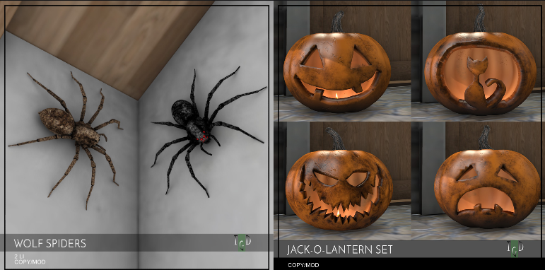 The Green Door – Wolf Spider Halloween Decor & Jack O Lanterns