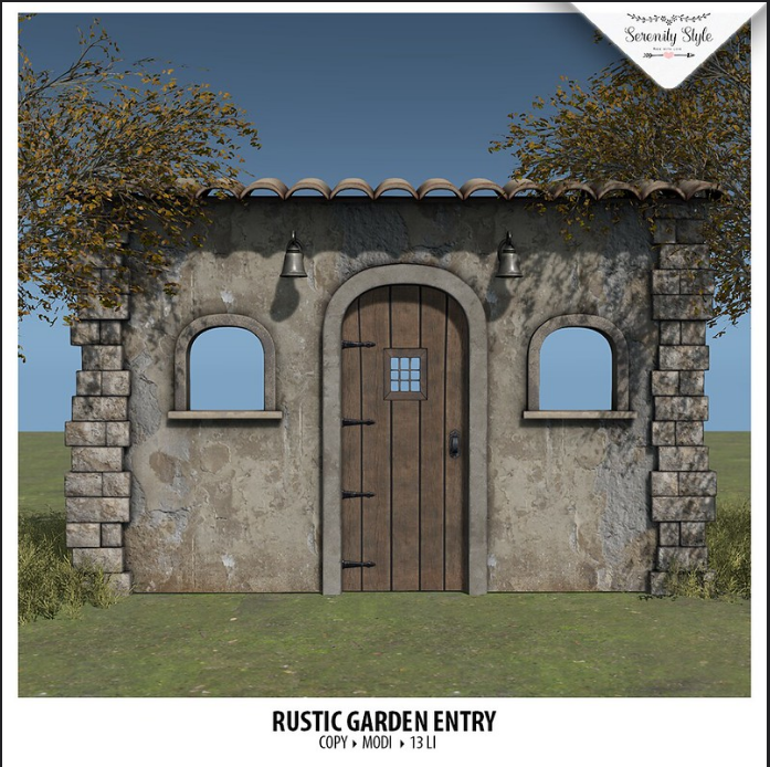 Serenity Style – Rustic Garden Entry