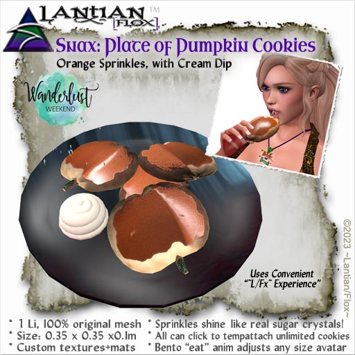 Lntian/Flox – Plate of Pumpkin Cookies