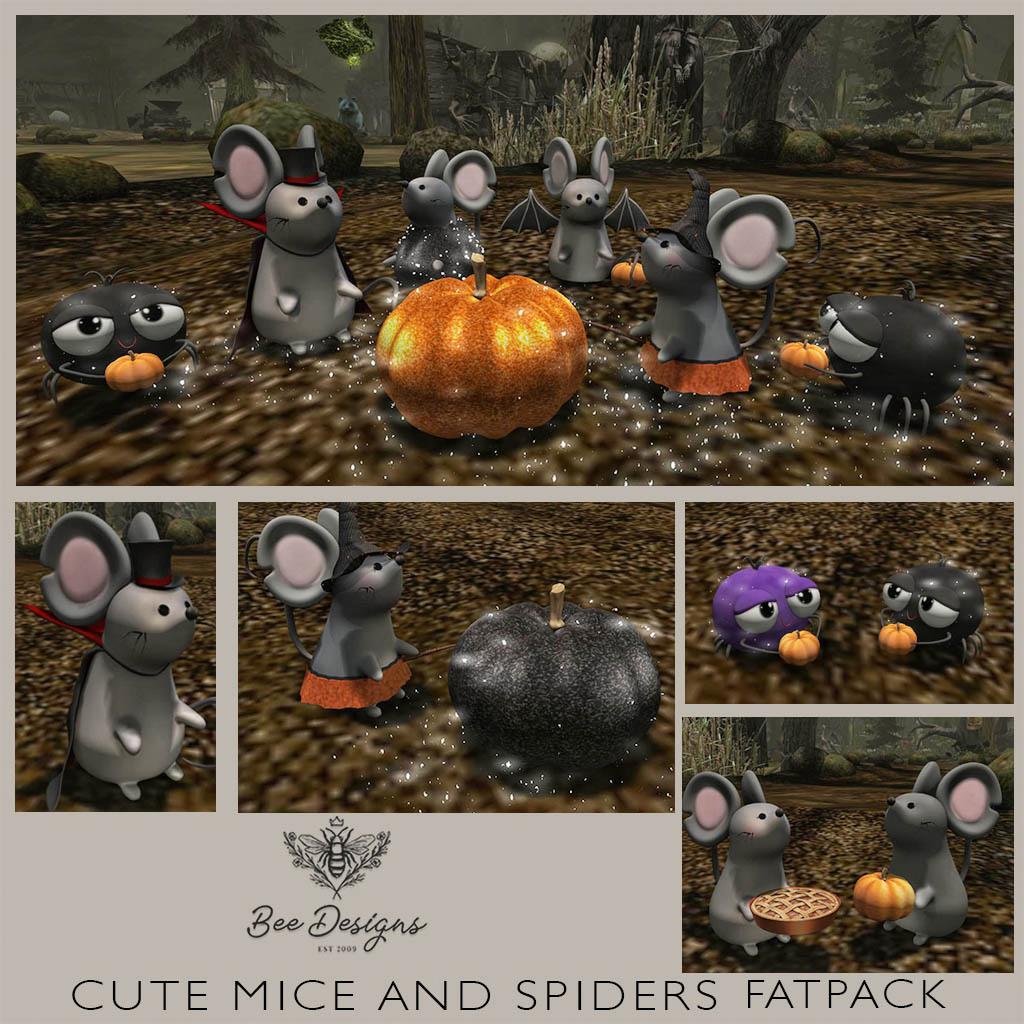 Bee Designs – Cute Mice & Spiders