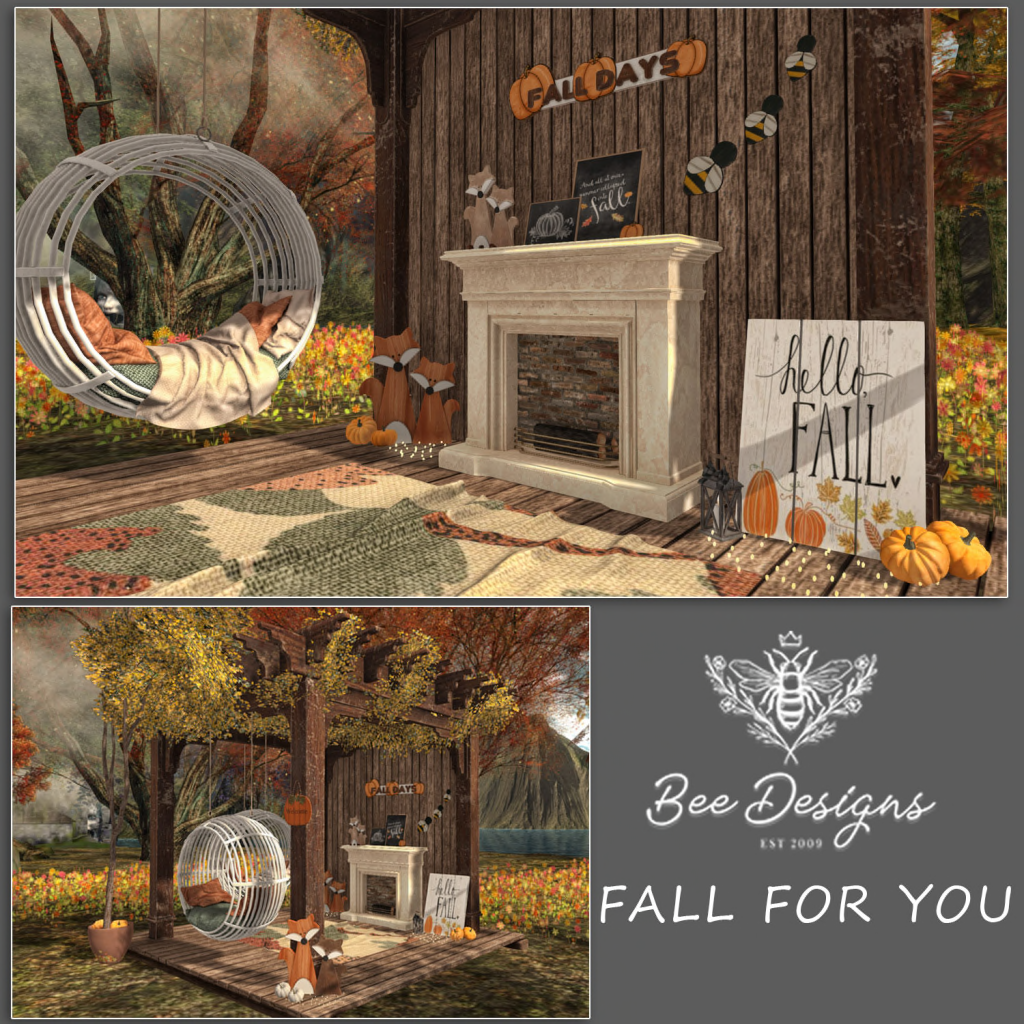 Bee Designs – Dark Fall Gazebo & Fall For You Collection