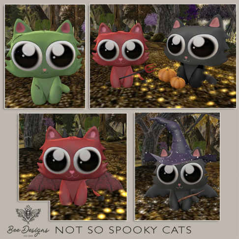 Bee Designs – Not So Spooky Cats