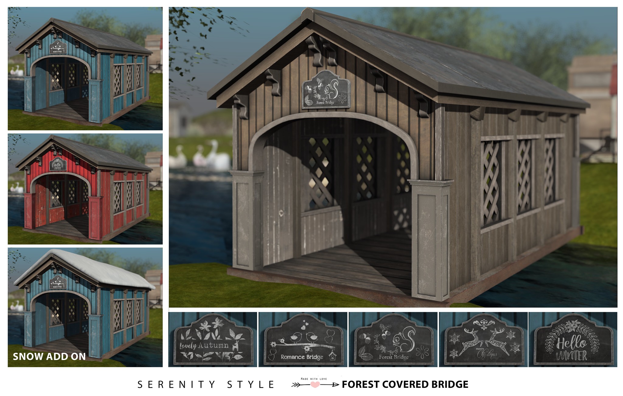 Serenity Style – Forest Covered Bridge