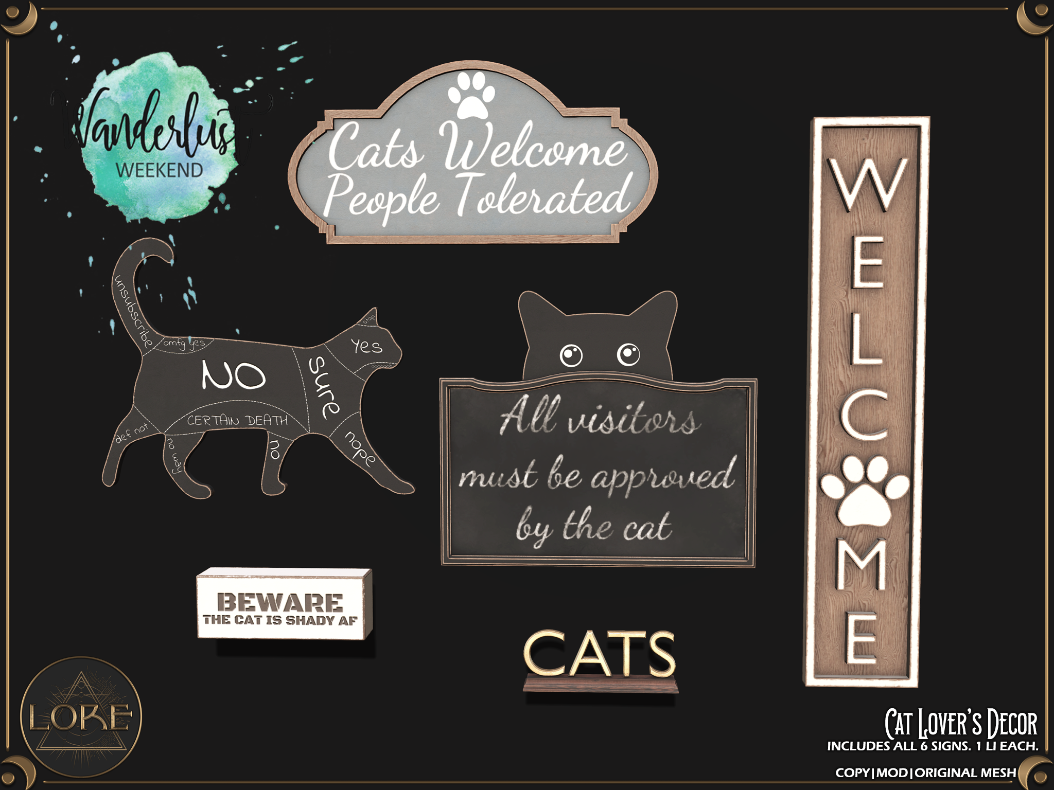 Lore – Cat Lover’s Decor