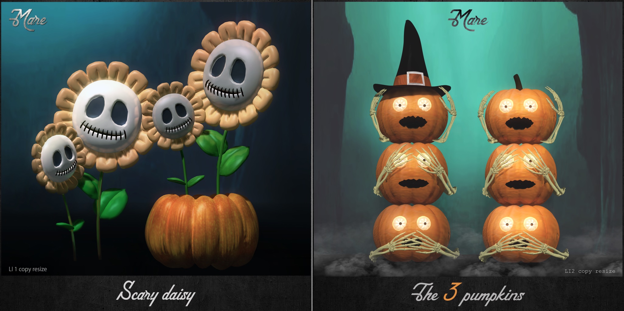 Mare – Scary Daisy & The 3 Pumpkins