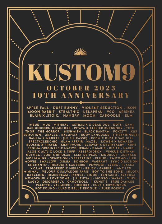 Press Release – Kustom9 – October 2023