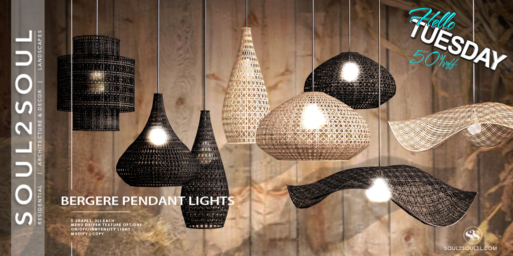 Soul2Soul – Bergere Pendant Lights