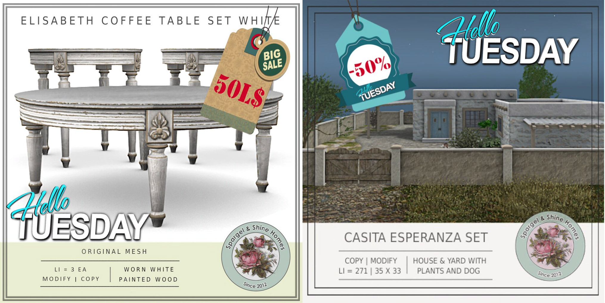 Spargel & Shine – Elisabeth Coffee Table & Casita Esperanza