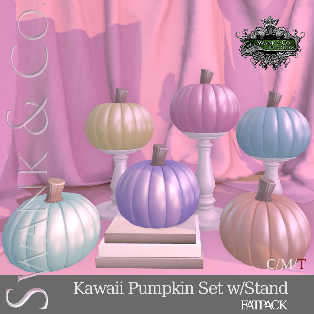 Swank & Co. – Kawaii Pumpkin Set w/Stand Fatpack and Singles