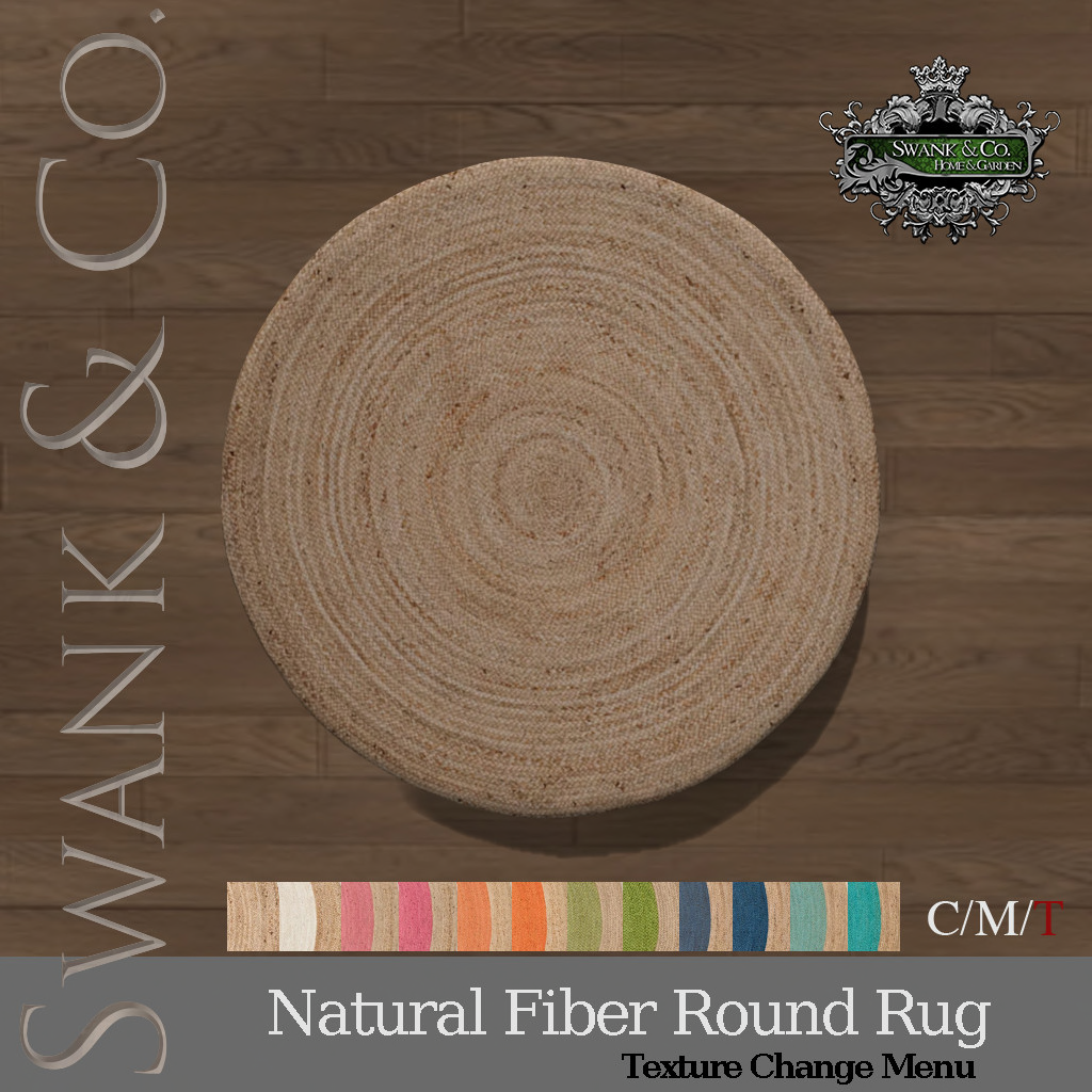 Swank & Co. – Natural Fiber Round Rug