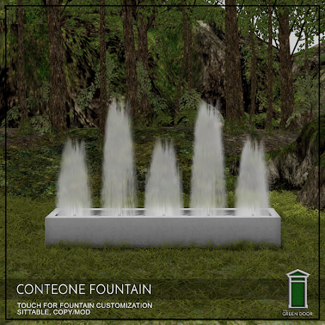The Green Door – Conteone Fountain