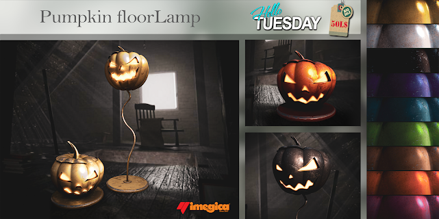 Imegica – Pumpkin Floor Lamp